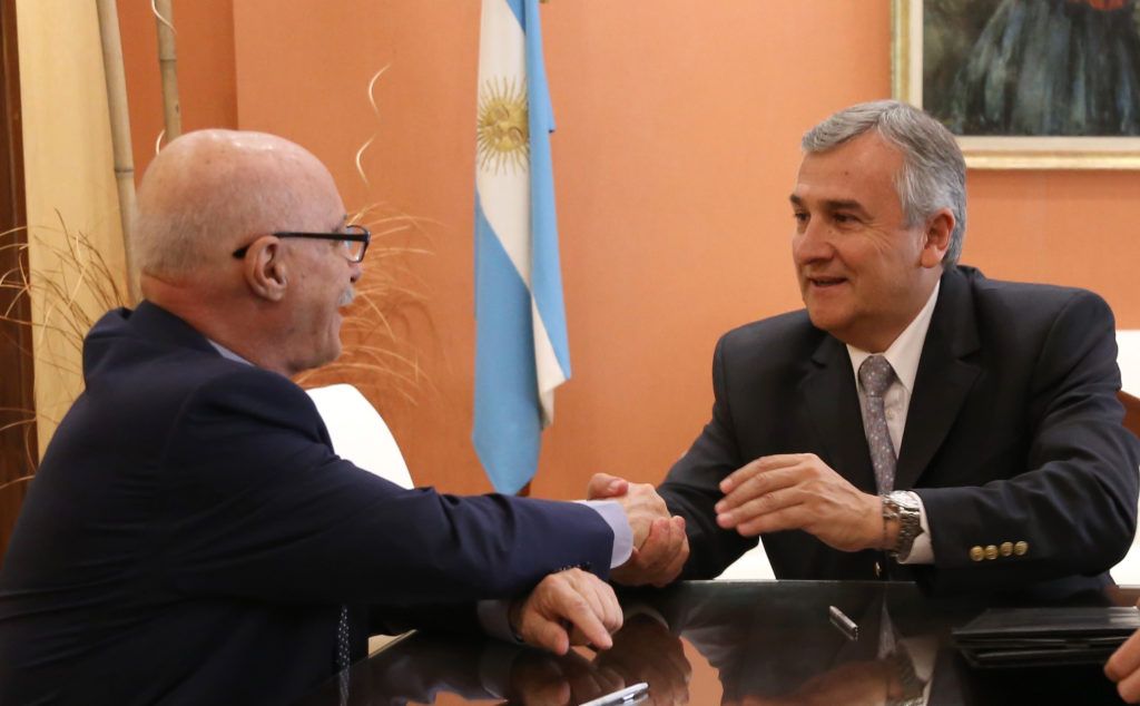 Firma convenio Gobernador Gerardo Morales con CFI