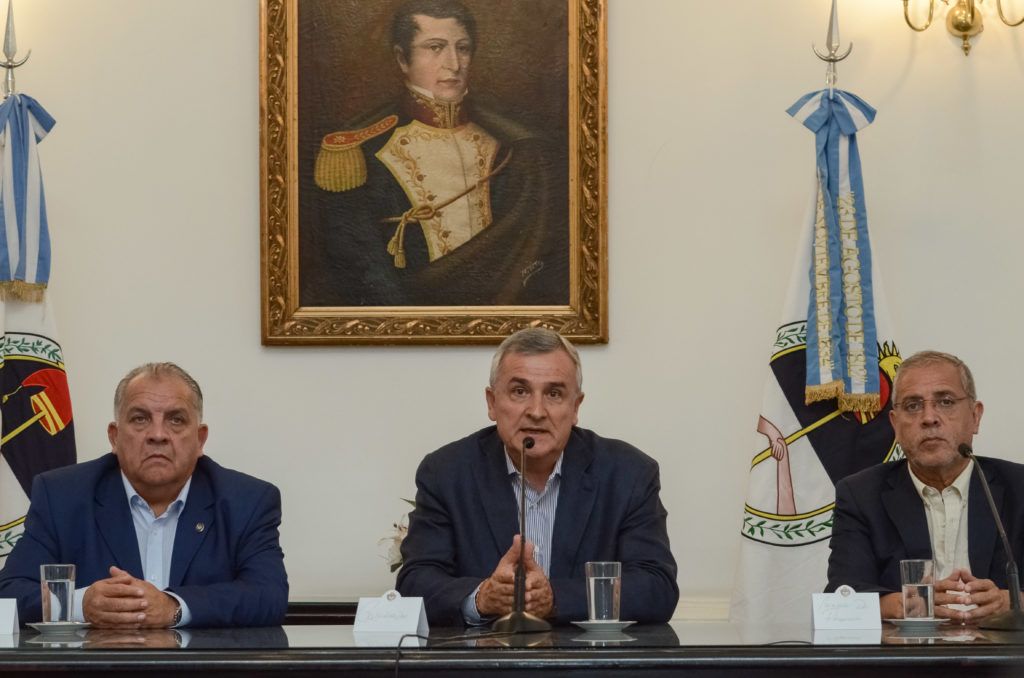 Gobernador Morales y Ministros