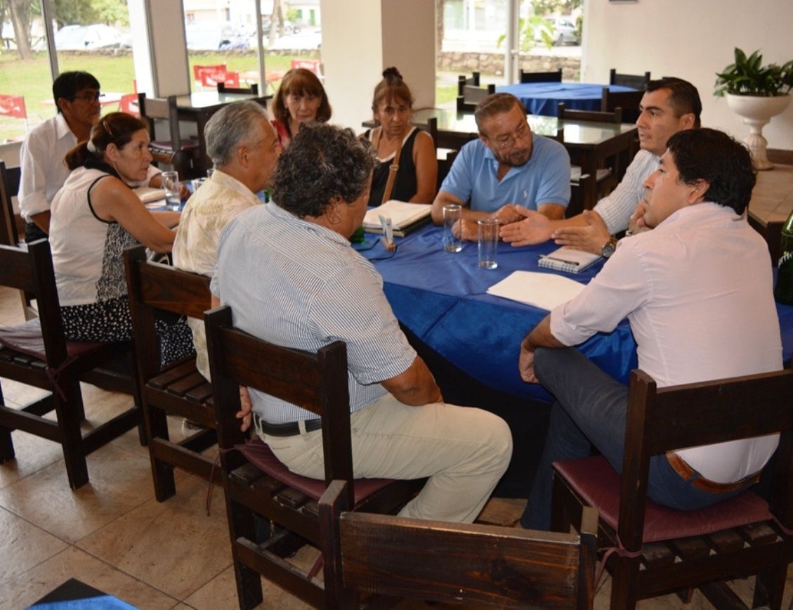 El secretario Diego Suárez, se reunió con representantes de la Cámara de Comercio de Palpalá. 