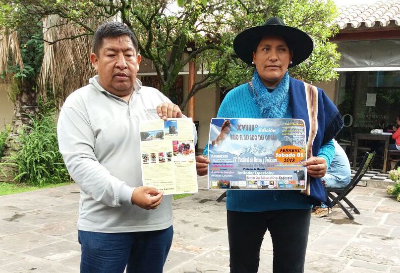 Miembros de comisión organizadora presentan detalles del XVIII Festival “Bajo El Nevado del Chañi”.
