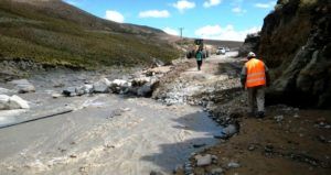 La conexión vial en la puna fue afectada severamente este fin de semana. La DPV trabajó tanto en rutas provinciales como nacionales para superar dificultades.