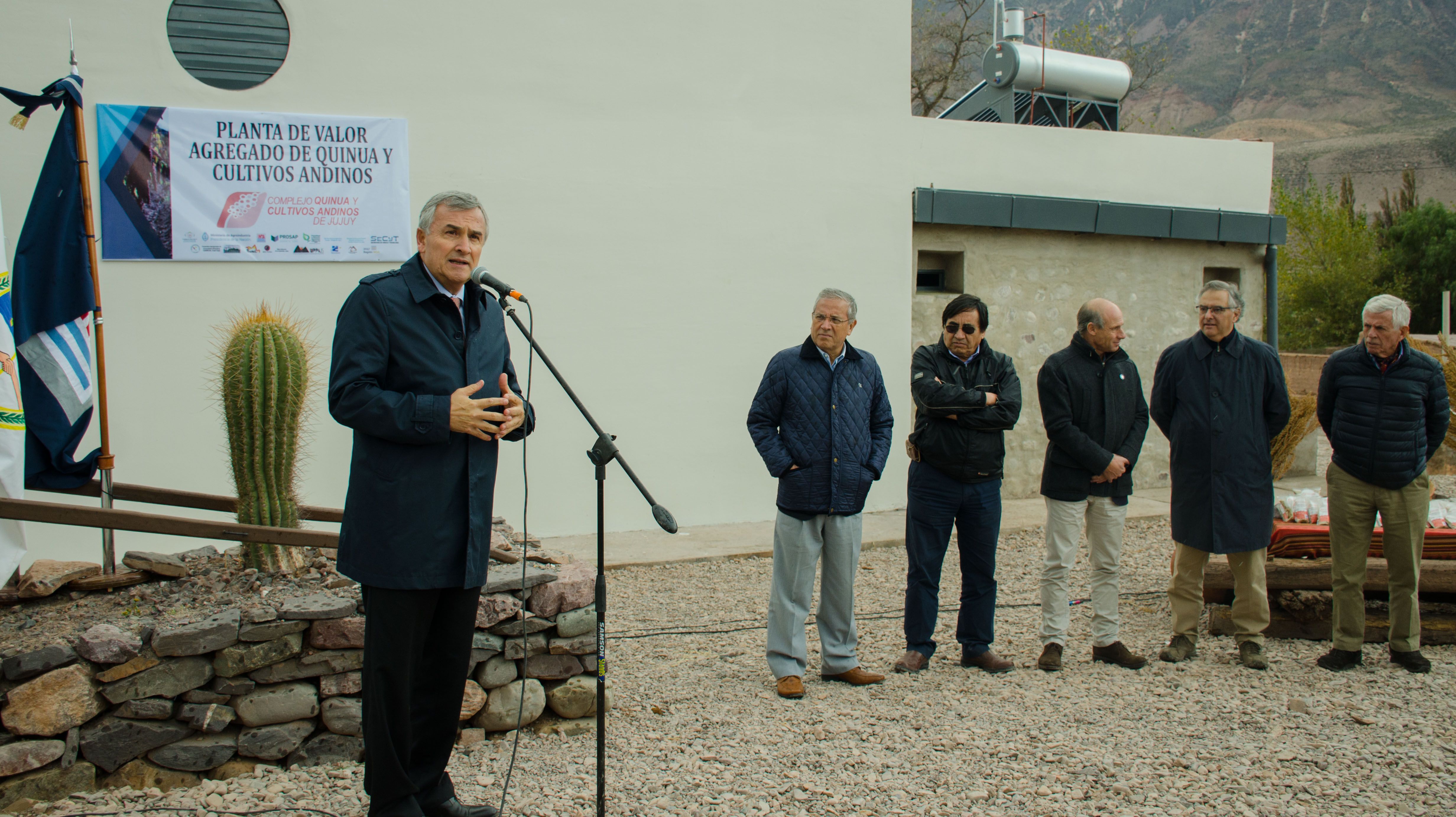 Inauguración de planta de procesamiento de Quinua en Hornillos