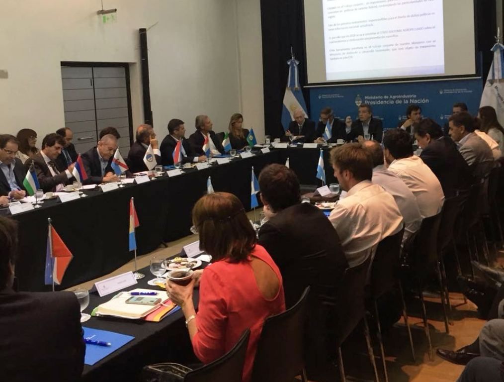 Ministro de Desarrollo Económico y Producción, Juan Carlos Abud Robles, en Consejo Federal Agropecuario.