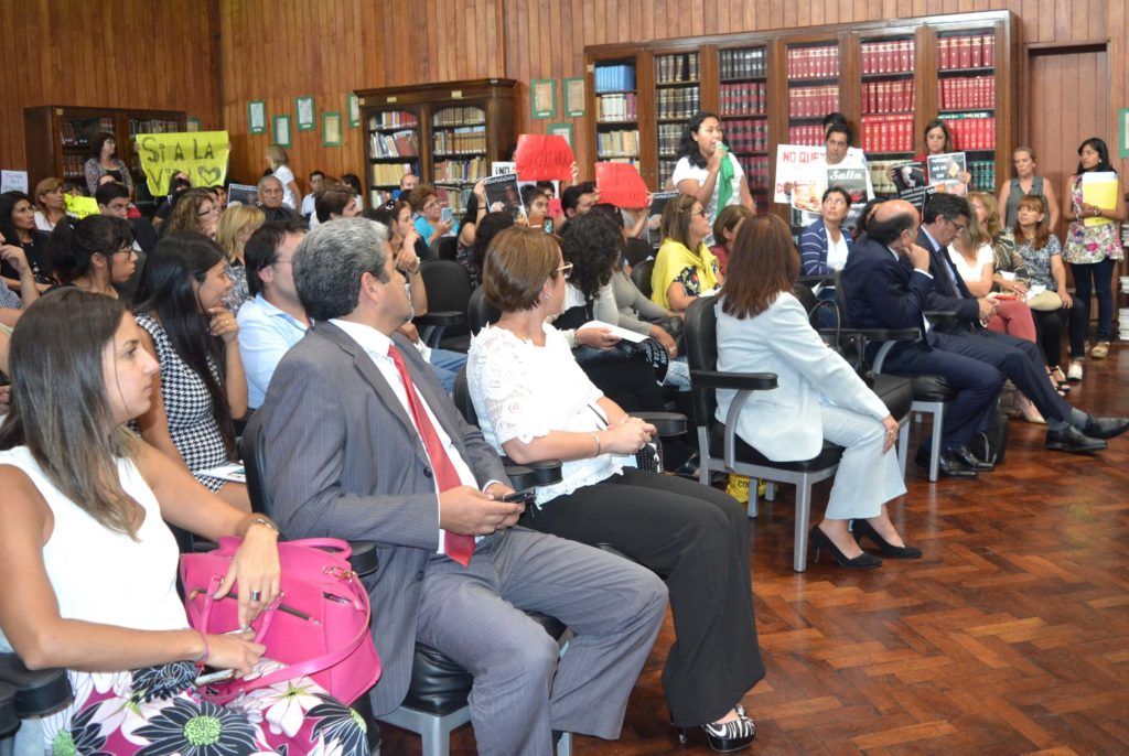 Asistentes al debate de la Reforma del Código Penal