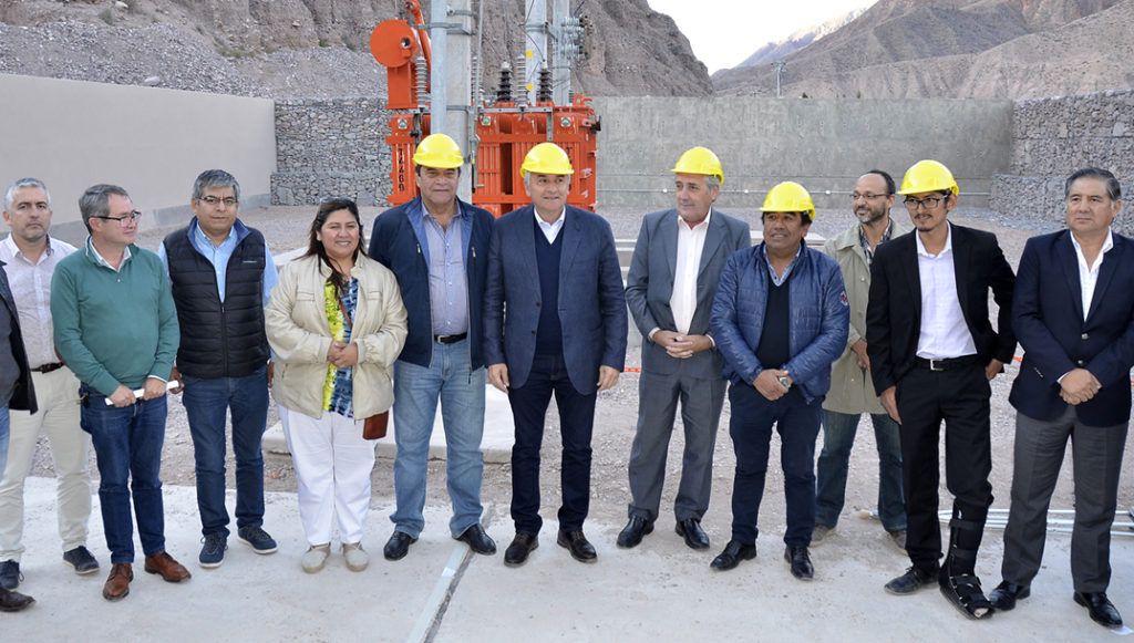 El gobernador Morales dejó inaugurada la Estación Transformadora Purmamarca