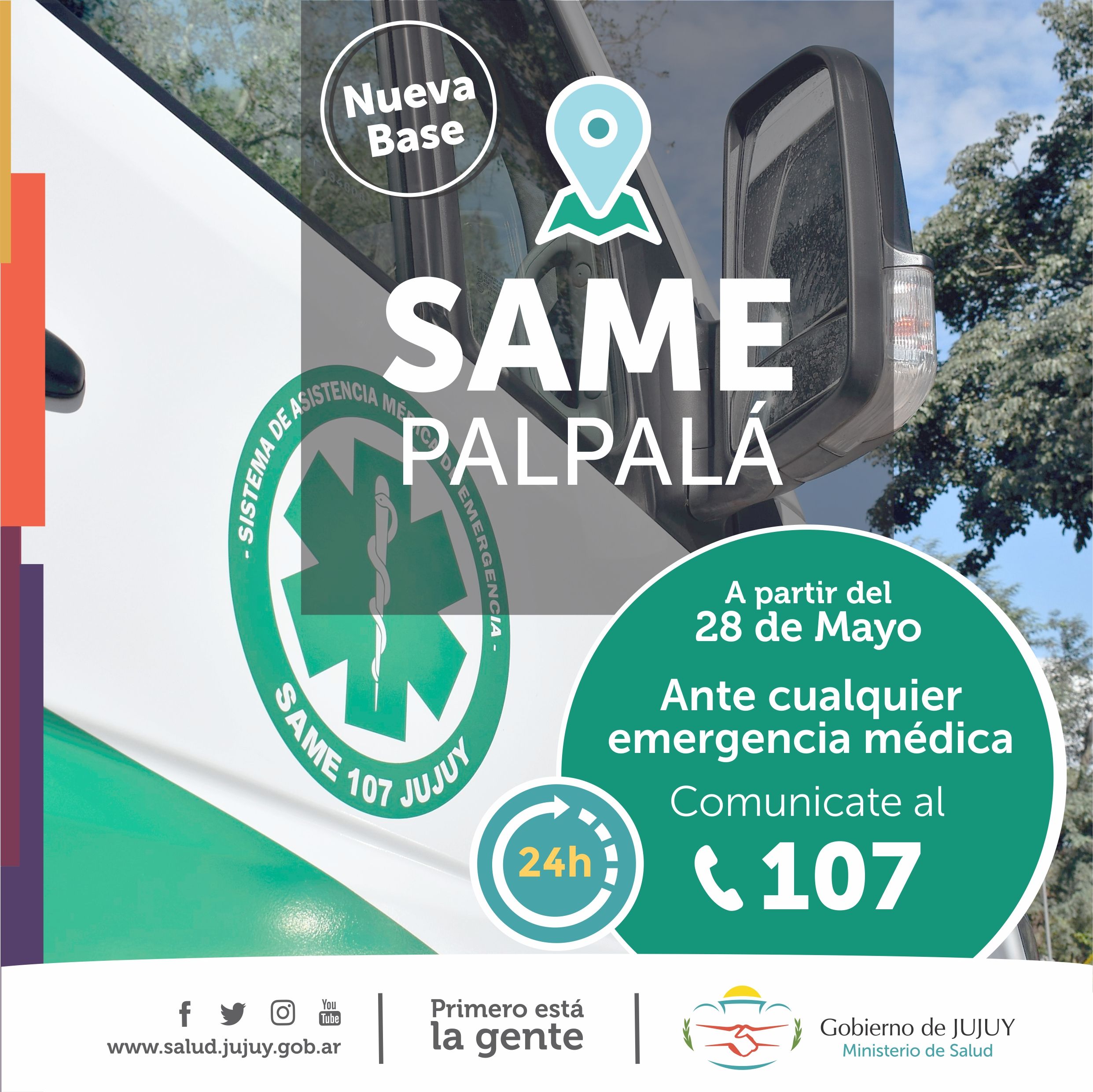 Antes se llamaba al Hospital, ahora Palpalá se incorpora a la red SAME 107