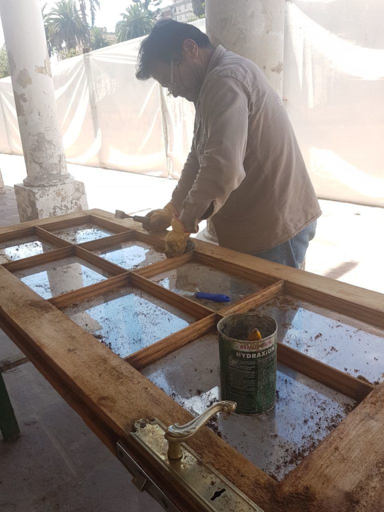 Restauración de carpintería original del Cabildo