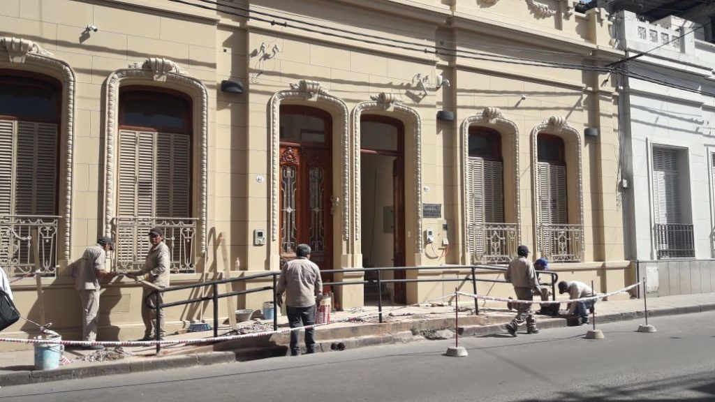 Detalles de seguridad en el Museo Arqueológico Provincial. 