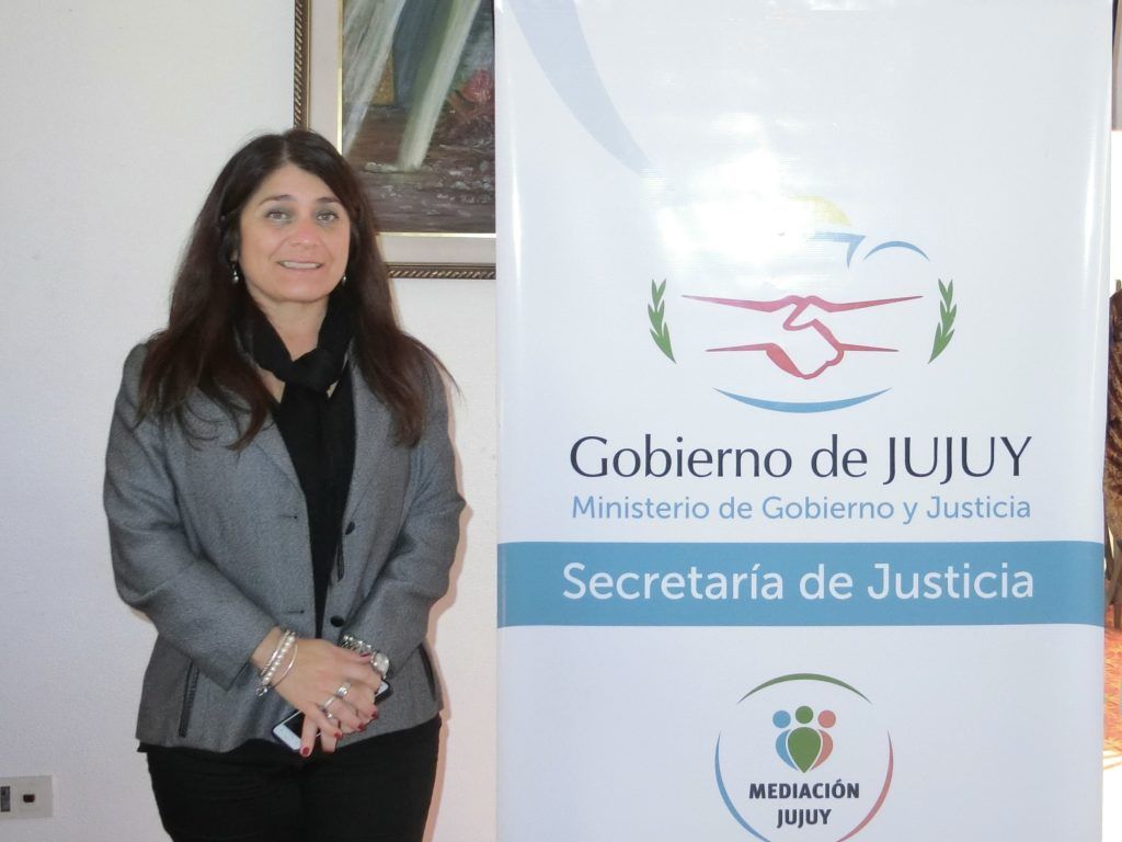 Directora Provincial de Mediación y R.A.C, Gilda Romero 