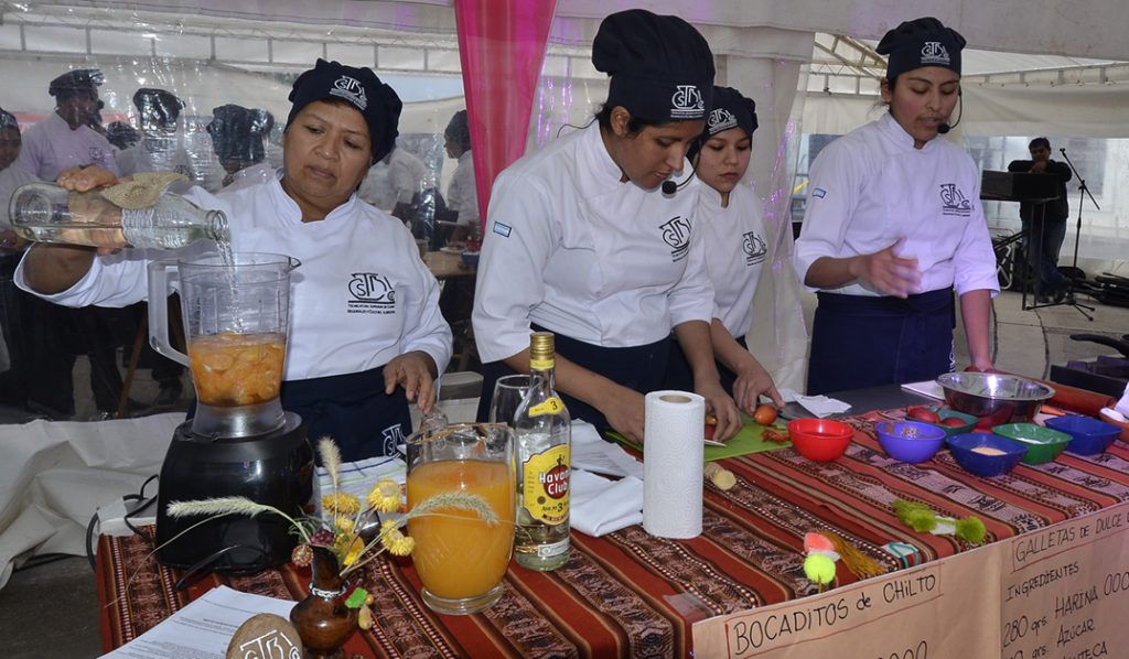 Uso gastronómico del chilto. 