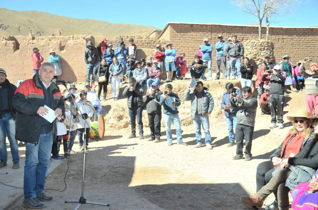 Gerardo Morales renovó el compromiso de su gobierno de motorizar y acompañar el desarrollo de las comunidades de Santa Catalina.