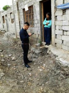 La tarea ya desplegada por Ordenamieto Territorial con Jujuy Hábitat permite establecer los casos prioritarios a los que se asistirá con materiales.