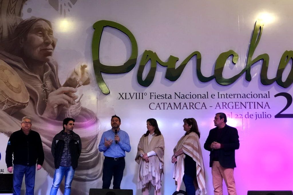 El Festival Nacional del Poncho tuvo lugar en el predio ferial de la ciudad de San Fernando del Valle de Catamarca.