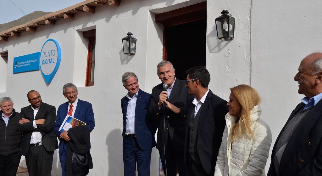 El Gobernador Gerardo Morales y el Ministro de Modernización Andres Ibarra, punto digital Purmamarca.