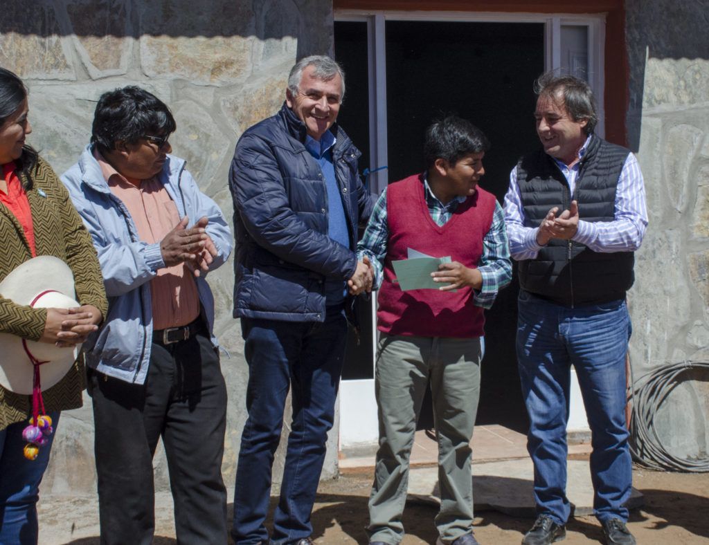 EL Gobernador Gerardo Morales, Tres Pozos