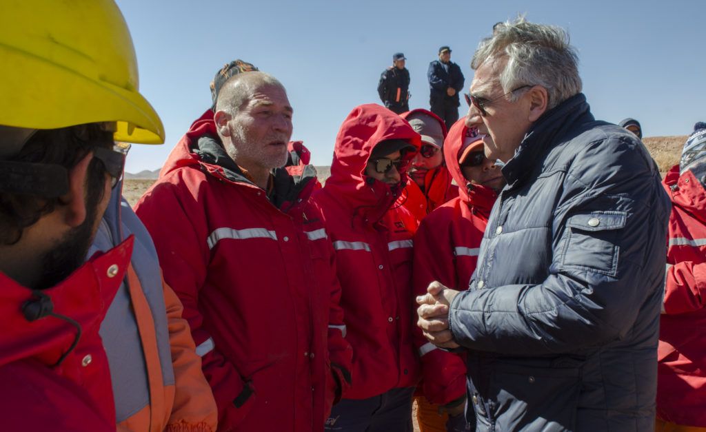 EL Gobernador Gerardo Morales, Cauchari