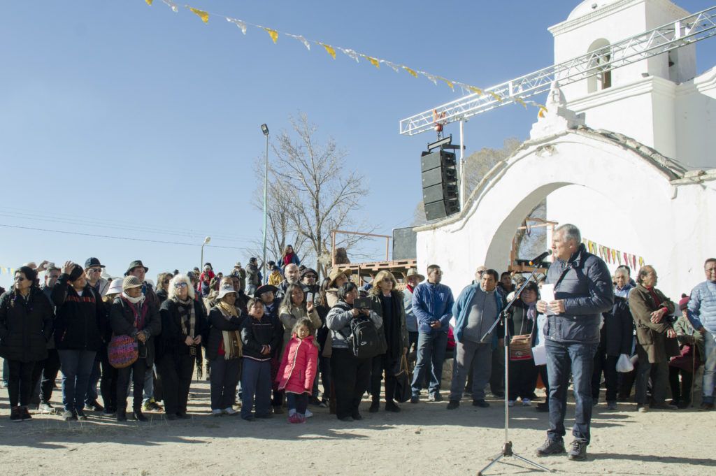 Gobernador Morales en su discurso pronunciado a los presentes.