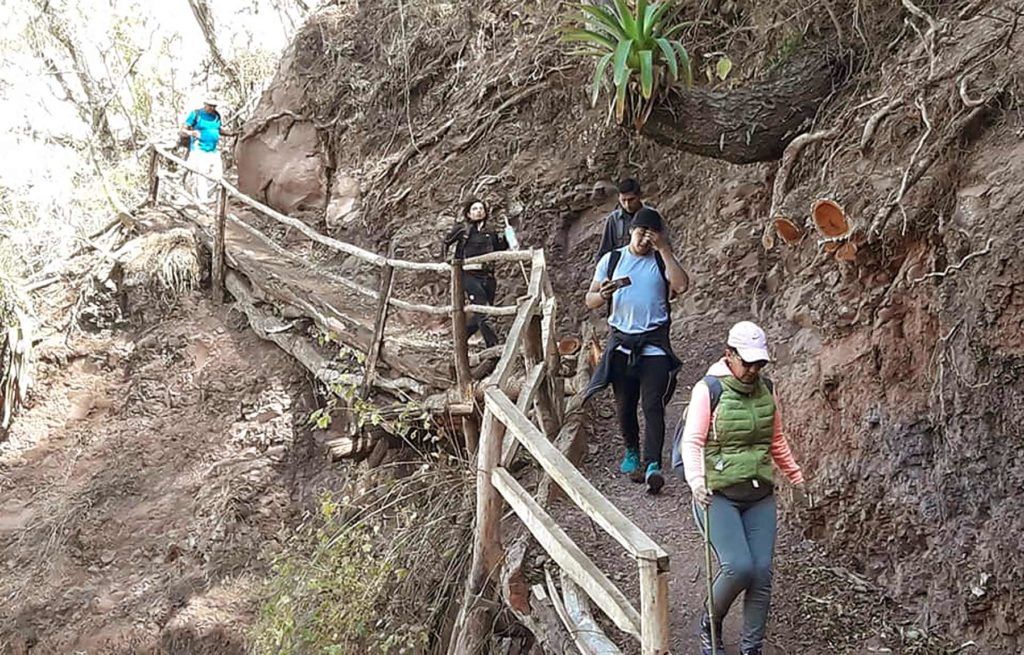 A través de la actividad se pueden conocer paisajes de Jujuy.