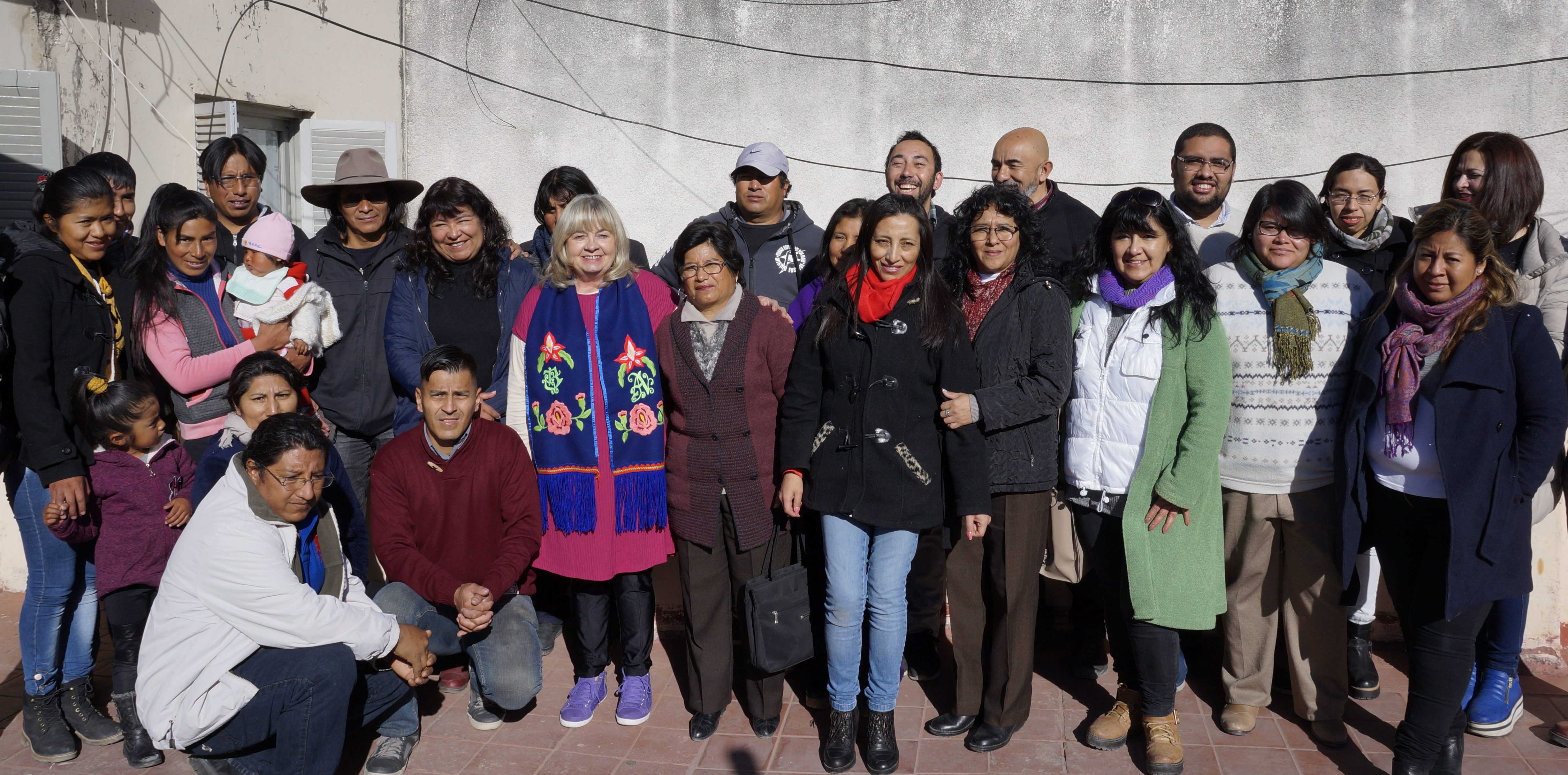 Territoriales y funcionarios que participaron del encuentro de formación.