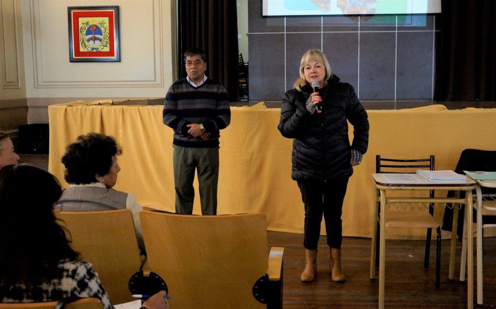 La secretaria Brajcich asistió a la capacitación dirigida a directores.