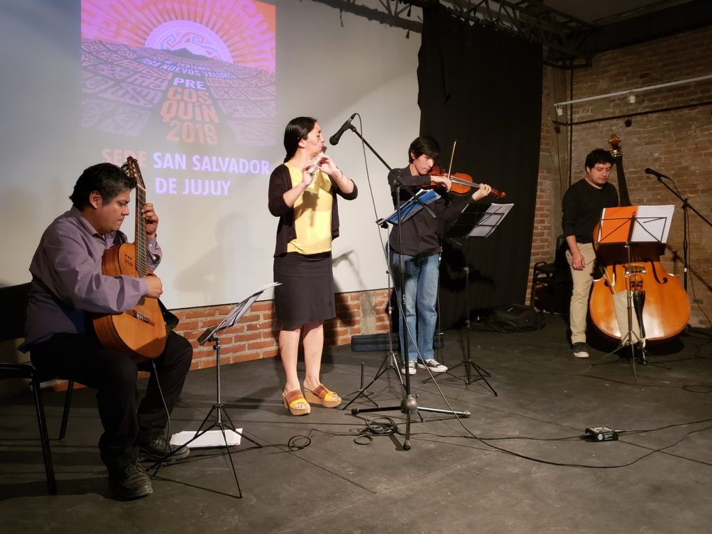 Concluyo la presentación del Pre Cosquín con la actuación del Palacio Quiroga Quinteto