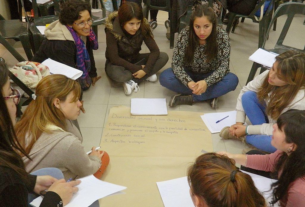 Capacitación sobre diversidad sexual y sus derechos.