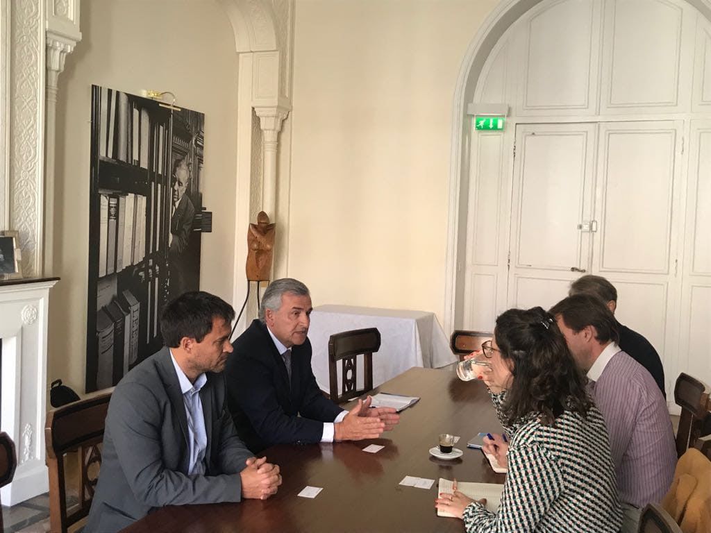 El Gobernador de Jujuy dialoga con ejecutivos de Total Eren.