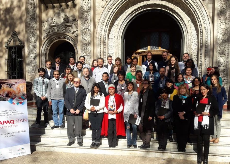 La comitiva jujeña juntos a los equipos de las provincias que componen el Sistema Vial Andino