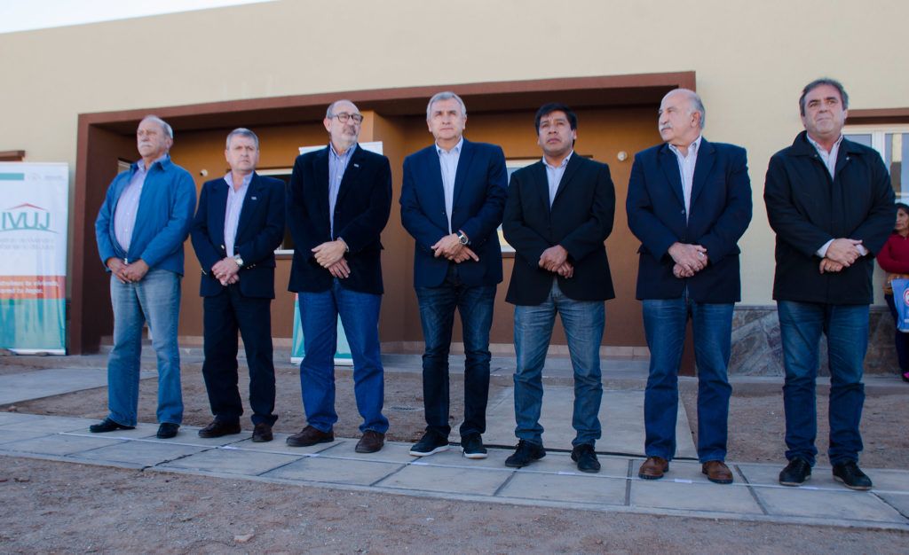 Autoridades presentes en Abra Pampa.