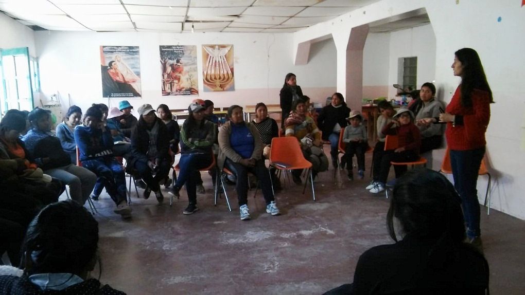 Familias de Susques y Perico participaron de los talleres de Crianza.