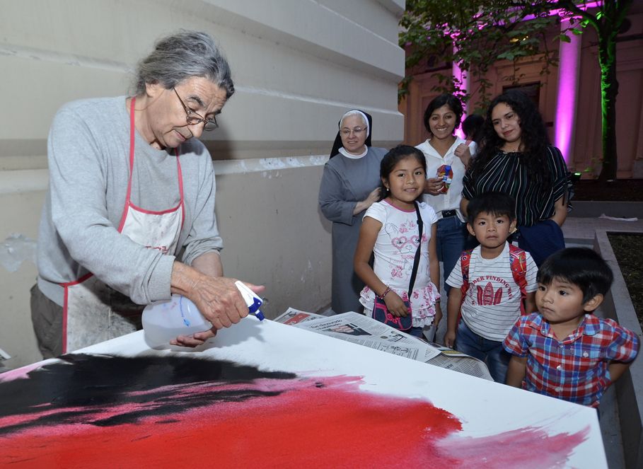 Juan Entrocassi, participó de la Noche de los Museos en Casa de Gobierno.