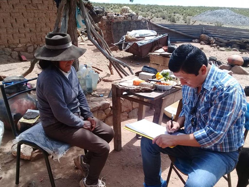 Relevamiento de familias en Santa Catalina 2