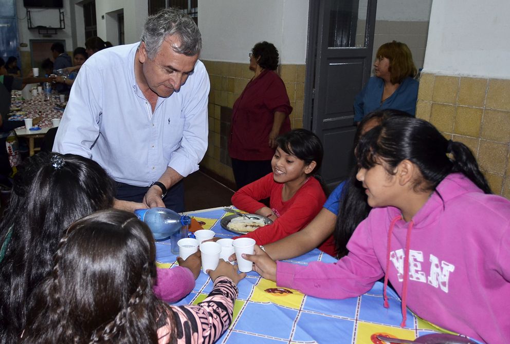 Morales dialogó con los niños sobre la experiencia del viaje a La Cumbre