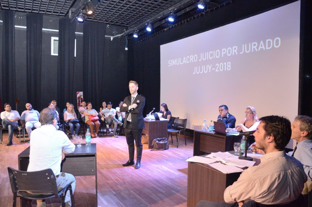 Primer simulacro de Juicio con Jurado en Jujuy