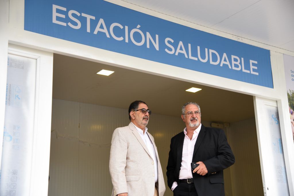 La estación saludable estará ubicada en la Plaza "Epopeya" entre Av. Hipólito Yrigoyen y calle Jorge Newbery