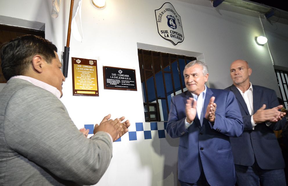 El Gobernador Morales inauguró la Sub Comisaría en Barrio El Milagro de la Ovejería