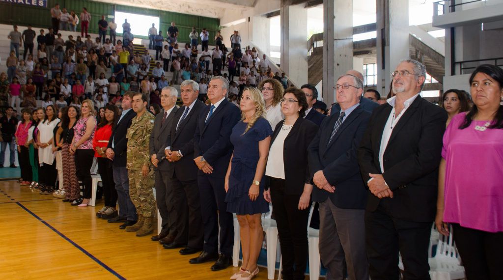 El Gobernador Gerardo Morales, pacto social por la educación.