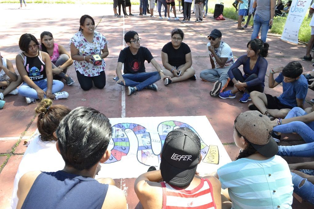 Jóvenes y adolescentes de distintas localidades nuestra provincia se dieron cita en el Complejo Eva Perón de Los Alisos.