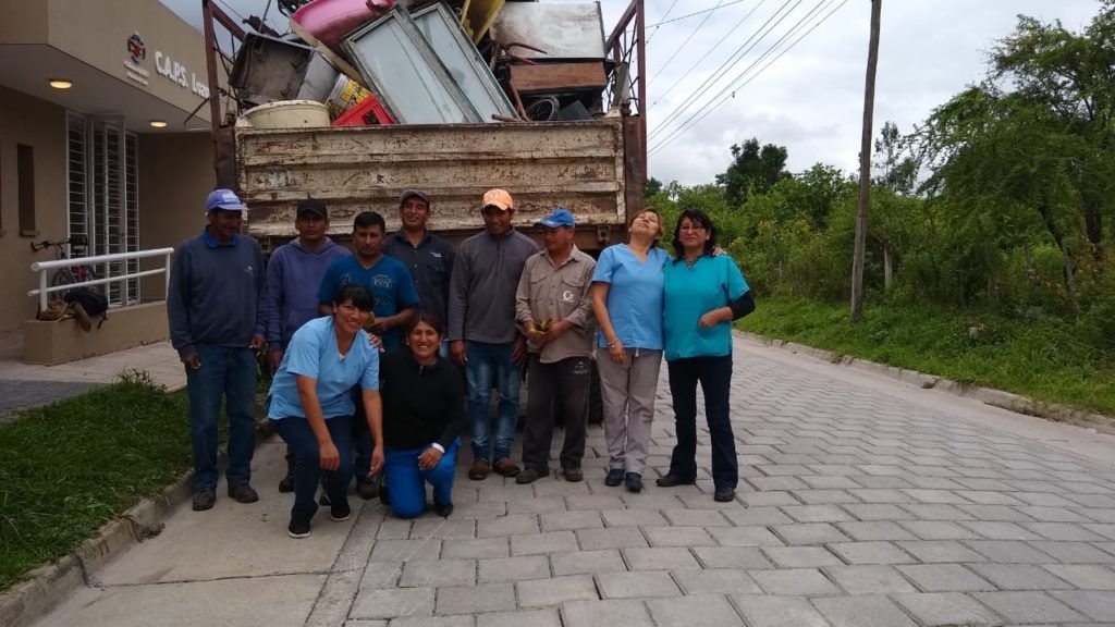 Descacharrado realizado por equipos de salud