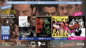 Cartelera de Cine Auditorium Espacio INCAA Mercosur