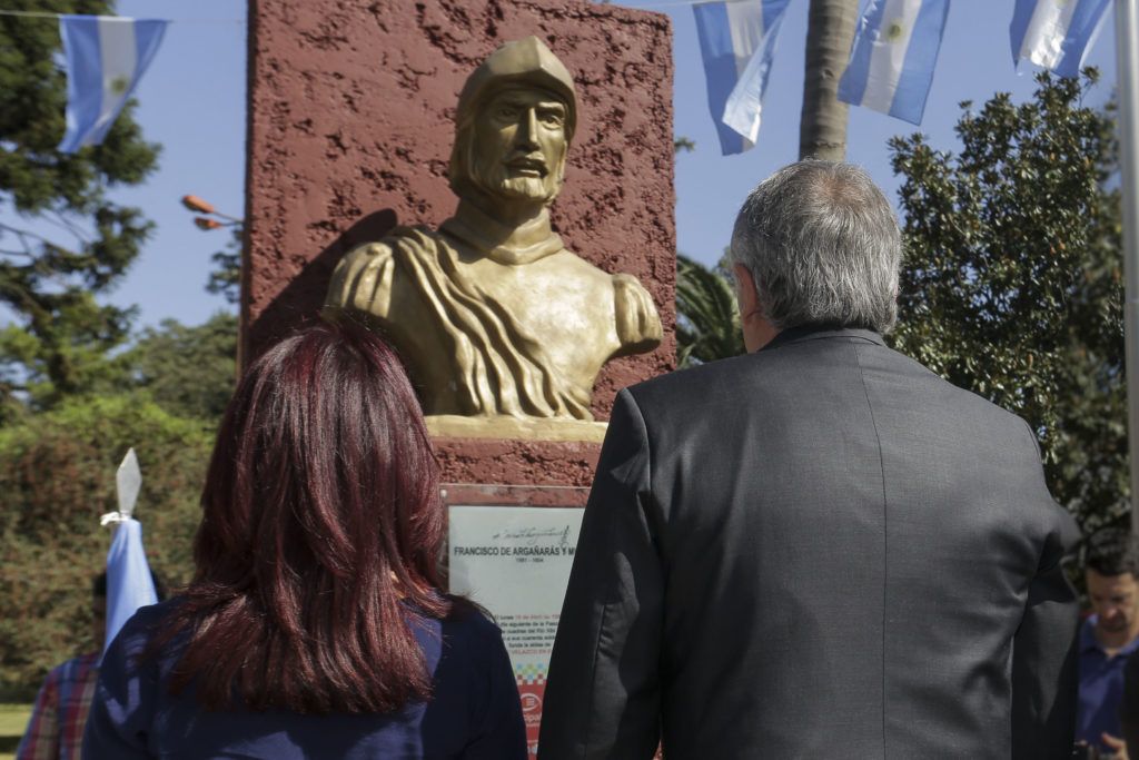 Busto de Francisco de Argañaraz y Murguía, fundador de San Salvador de Jujuy.