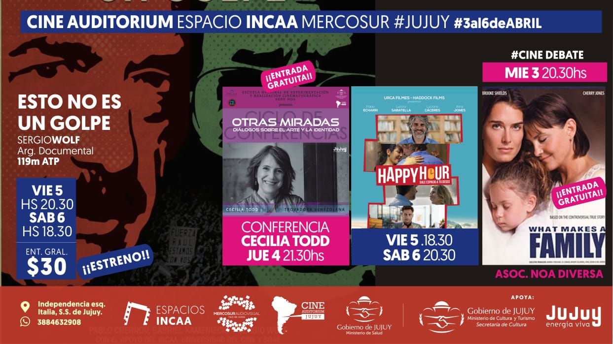 Variada propuestas de Espacio INCAA Mercosur