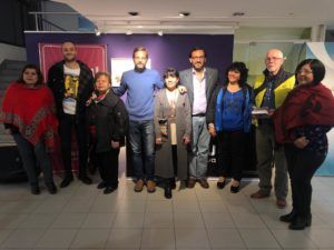Medina Zar y Chedrese junto a escritores jujeños