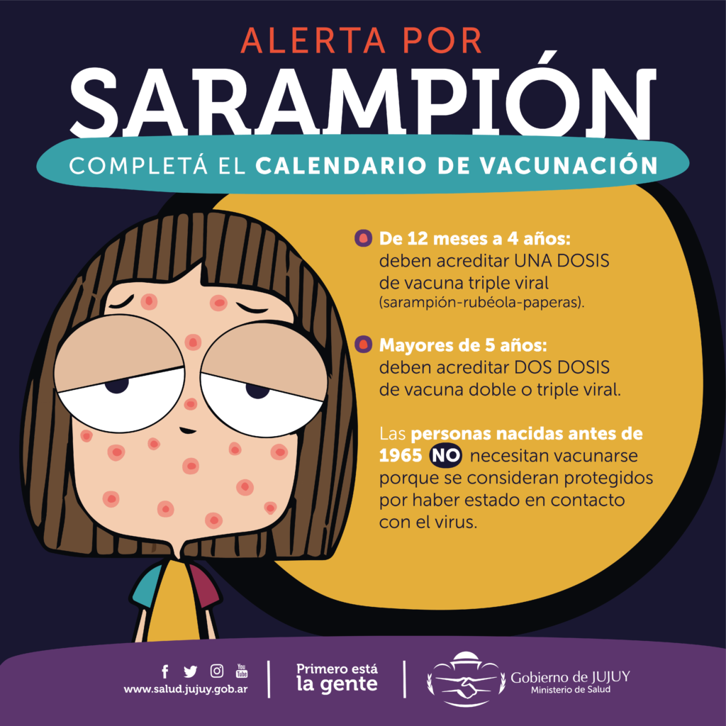 Consultá al centro de salud más cercano.