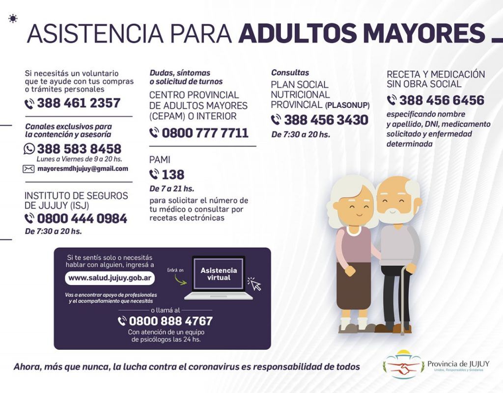 Asistencia para adultos mayores