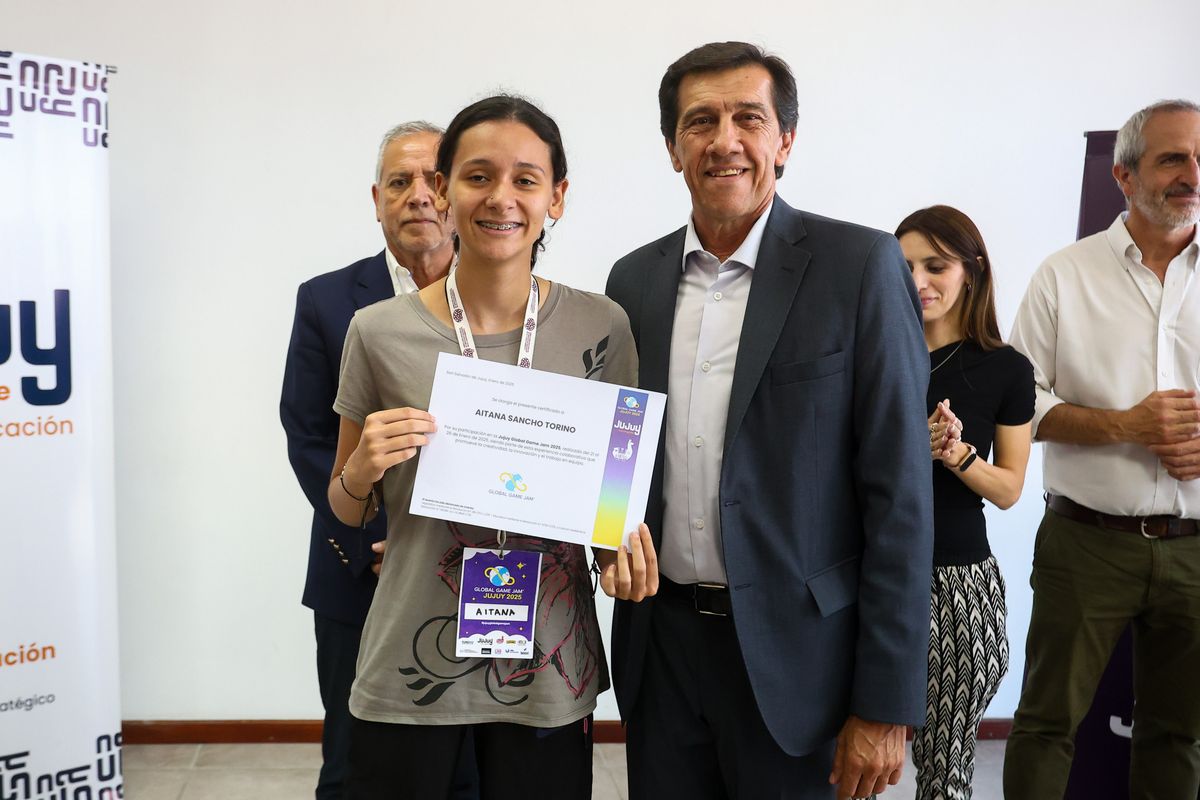 Sadir entregó certificados a participantes del Jujuy Global Game Jam 2025