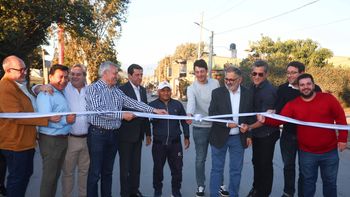 Sadir inauguró pavimento en Alto Comedero