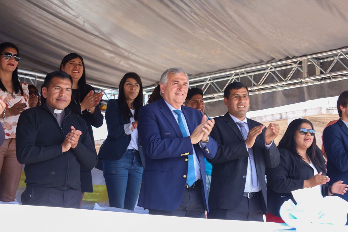 Morales inauguró obras públicas en Pampa Blanca