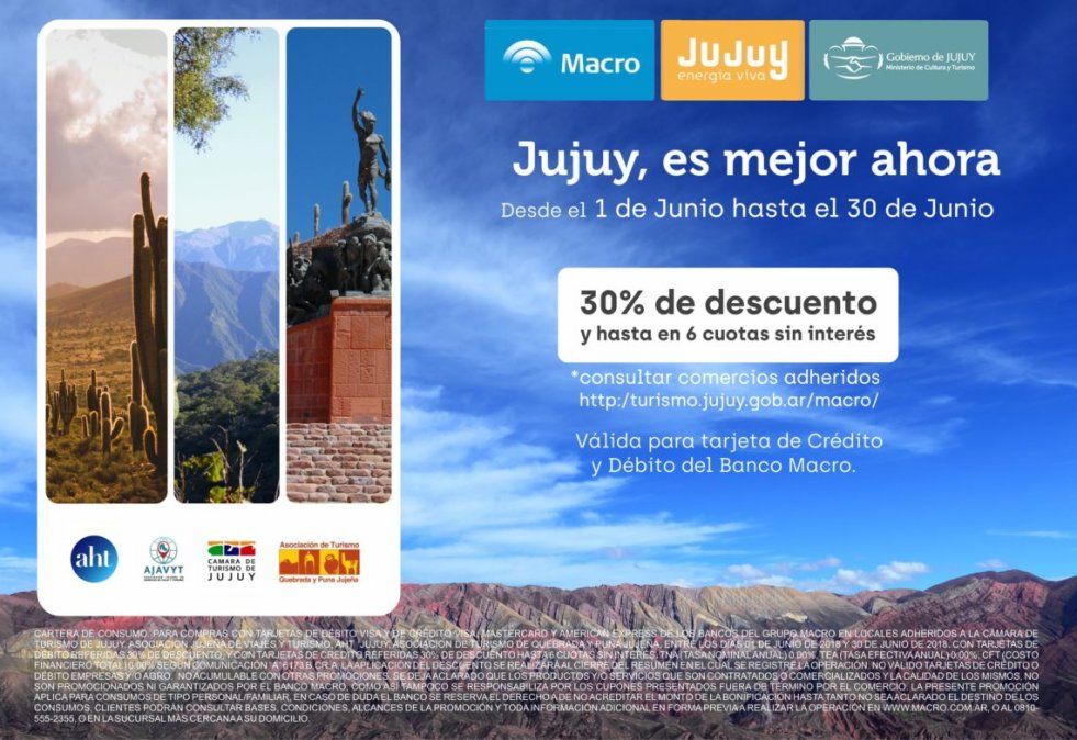 Propuesta turística: “Jujuy es mejor ahora”