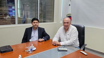 reunion de trabajo por obras de agua y cloacas en monterrico